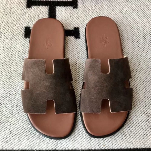 에르메스 이즈미르 슬리퍼 샌들 스웨이드 01