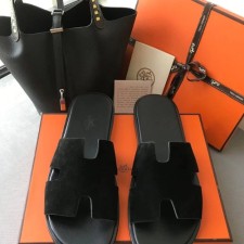 에르메스 이즈미르 슬리퍼 샌들 스웨이드 04