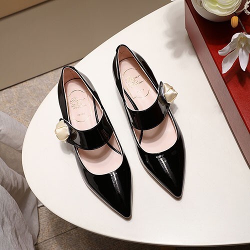 로저비비에 구두 굽높이4.5CM