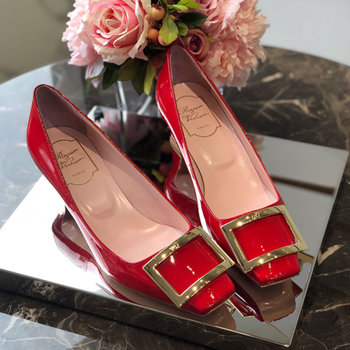 로저비비에 구두 굽높이4.5CM