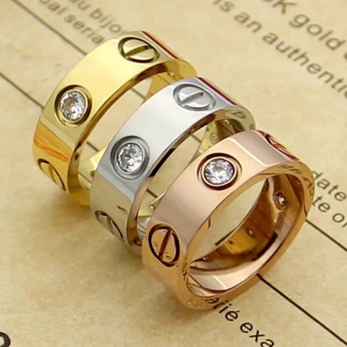 까르띠에 러브 반지 다이아