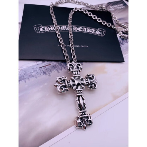 Chrome Hearts 크롬하츠 남녀 십자 목걸이 65cm